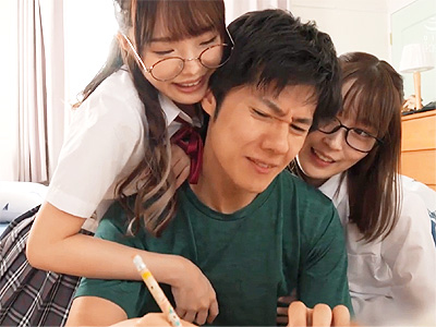 【松本いちか】エッチな女子校生の命令で何度も焦らされ我慢する悶絶中出しハーレム！